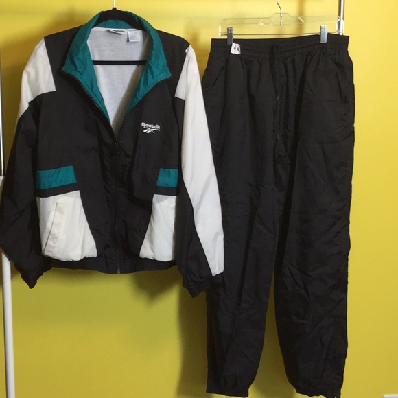 Reebok Jackets \u0026 Coats | Vintage 90s Mens L Jogging Suit | Poshmark